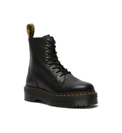 DR MARTENS 26378001 JADON III PARCHMENT BLACK PISA LEATHER PLATFORM